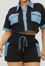 Color Block Short Set - Foxy And Beautiful Boutique