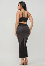 Rhinestone Maxi Skirt Set - Foxy And Beautiful Boutique