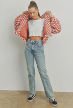 Checkered Teddy Jacket - Foxy And Beautiful Boutique