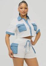 Color Block Short Set - Foxy And Beautiful Boutique