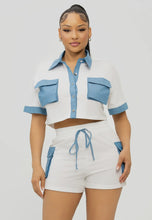 Color Block Short Set - Foxy And Beautiful Boutique