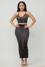 Rhinestone Maxi Skirt Set - Foxy And Beautiful Boutique