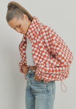 Checkered Teddy Jacket - Foxy And Beautiful Boutique