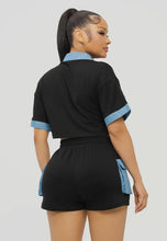 Color Block Short Set - Foxy And Beautiful Boutique