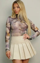 Floral Sheer Bodysuit - Foxy And Beautiful Boutique