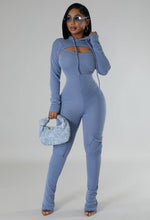 Mineral Wash Jumpsuit Set - Foxy And Beautiful Boutique