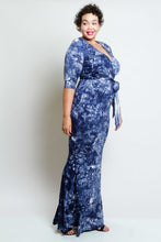 Curvy Tie Dye Maxi Dress - Foxy And Beautiful