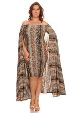 Temptress Snake Print Dress - Foxy And Beautiful