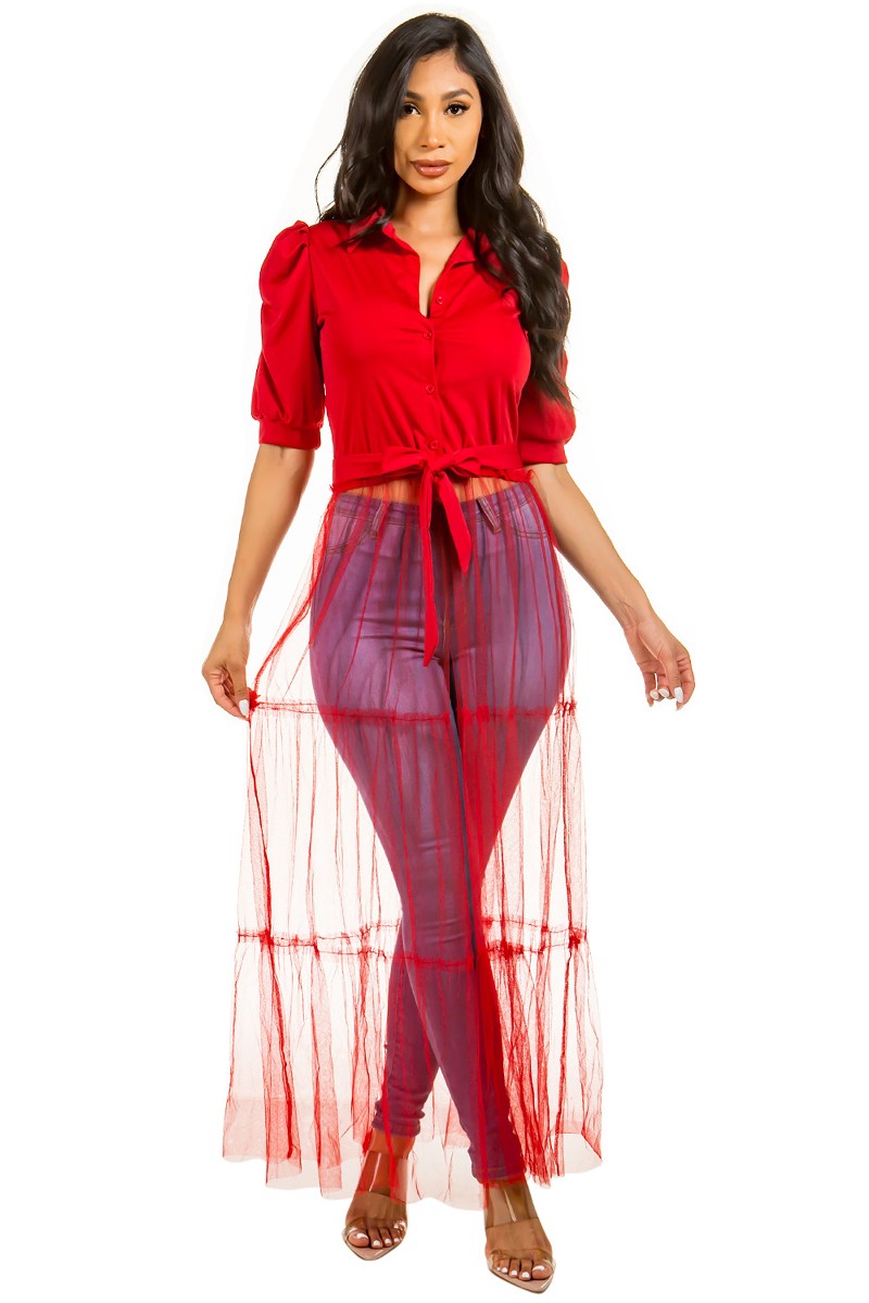 High Society Top - Foxy And Beautiful