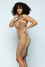 Mocha Sleeveless Midi Dress - Foxy And Beautiful