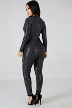 navy jumpsuit