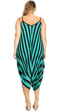 Striped Harem Jumpsuit - Foxy And Beautiful