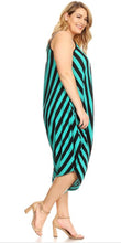 Striped Harem Jumpsuit - Foxy And Beautiful