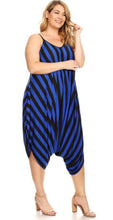 Striped Harem Jumpsuit - Foxy And Beautiful