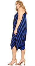 Striped Harem Jumpsuit - Foxy And Beautiful