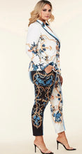 Nautical Print Pant Suit - Foxy And Beautiful