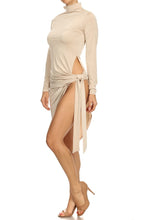 Sandy Side Wrap Dress - Foxy And Beautiful