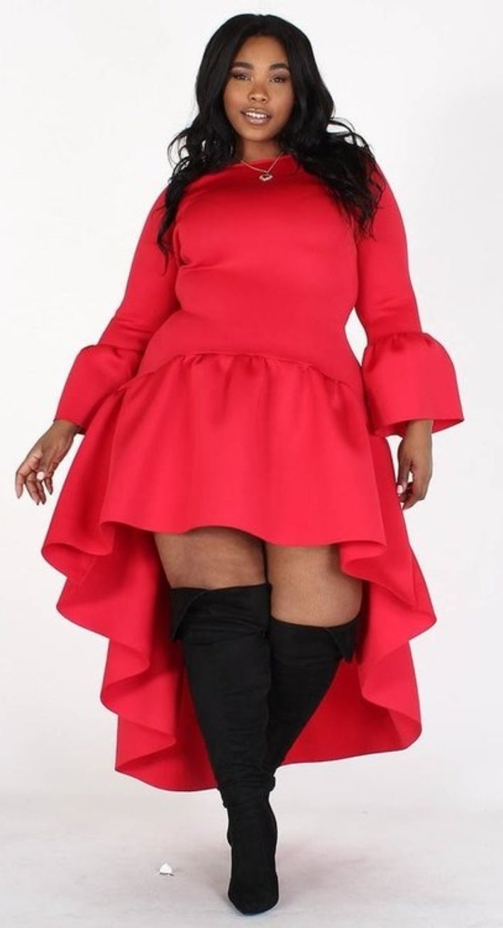 Little Red Dress - Foxy And Beautiful