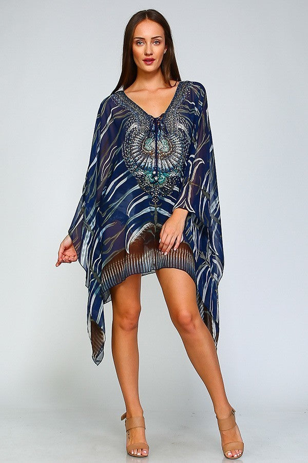 Ryia Navy Tunic - Foxy And Beautiful