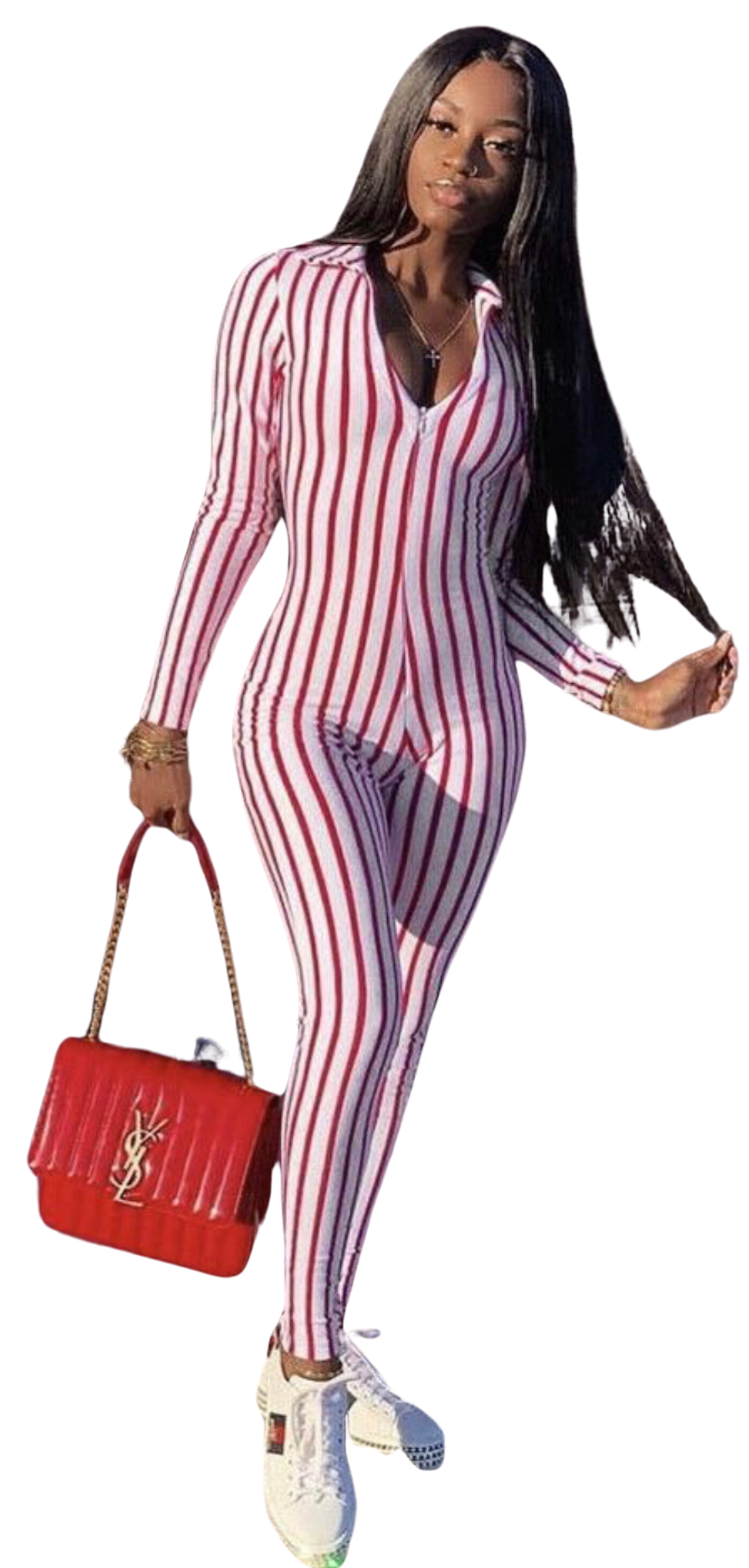 Kandy Kane Jumpsuit - Foxy And Beautiful