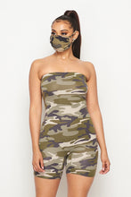 Camo Jumpsuit W/ Face Mask - Foxy And Beautiful