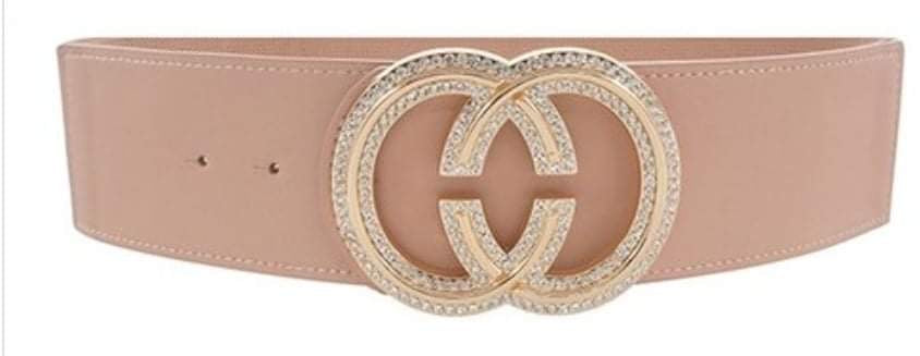 Double C Rhinestone Belt - Foxy And Beautiful