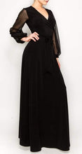 Dotted Sleeve Maxi Dress - Foxy And Beautiful