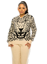 Knitted Leopard Hoodie Set - Foxy And Beautiful