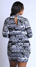 Graffiti Mini Dress - Foxy And Beautiful