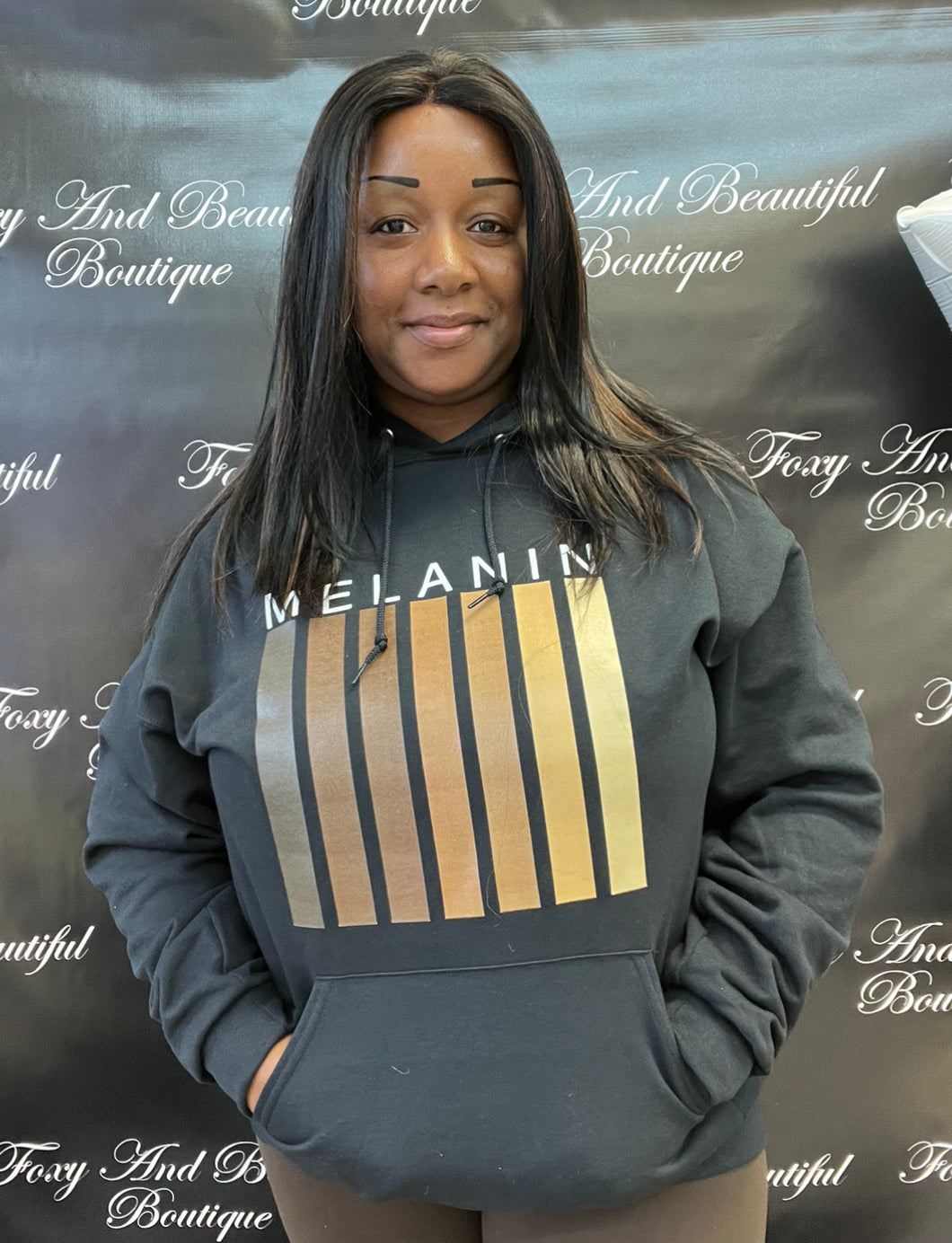 Melanin Hoodie - Foxy And Beautiful