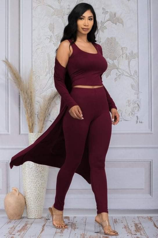 Cardigan Pant Set - Foxy And Beautiful