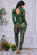Mesh Palm Jumpsuit - Foxy And Beautiful