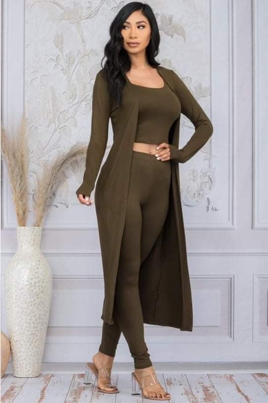 Cardigan Pant Set - Foxy And Beautiful