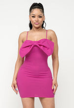 Oversized Bow Mini Dress - Foxy And Beautiful