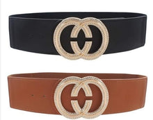 Double C Rhinestone Belt - Foxy And Beautiful