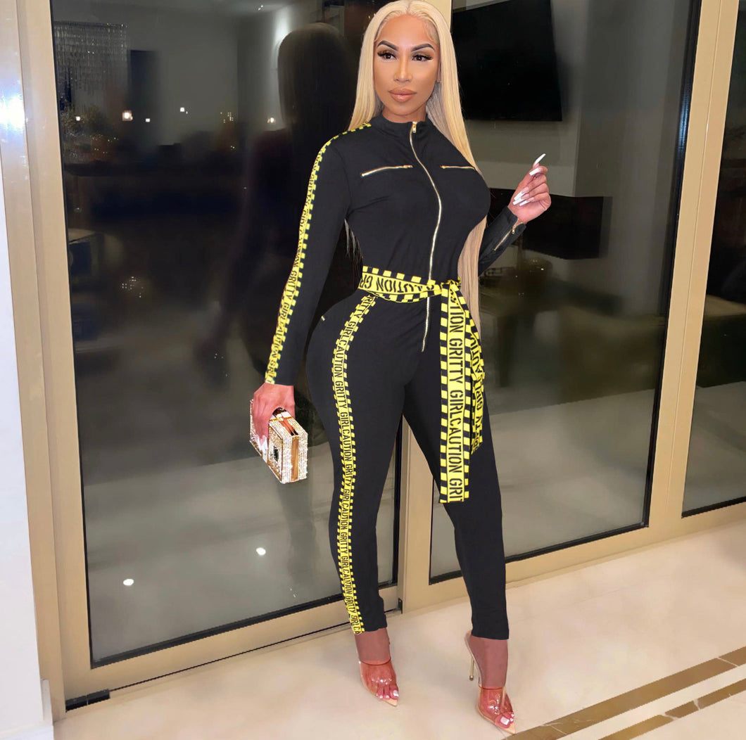 Caution ⚠️ Jumpsuit - Foxy And Beautiful