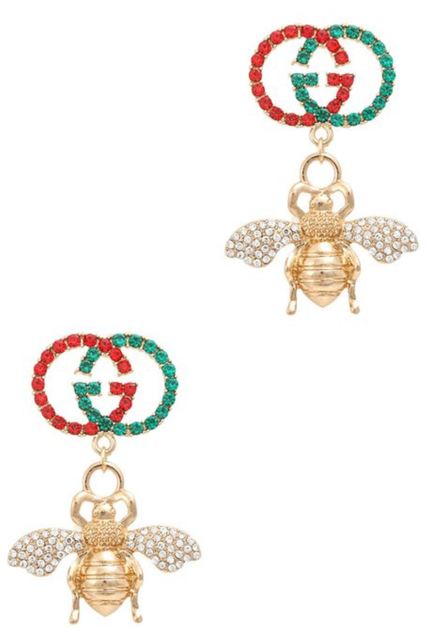 Golden Bee Earrings - Foxy And Beautiful