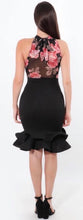 Black Floral Dress - Foxy And Beautiful