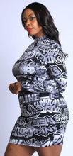 Graffiti Mini Dress - Foxy And Beautiful