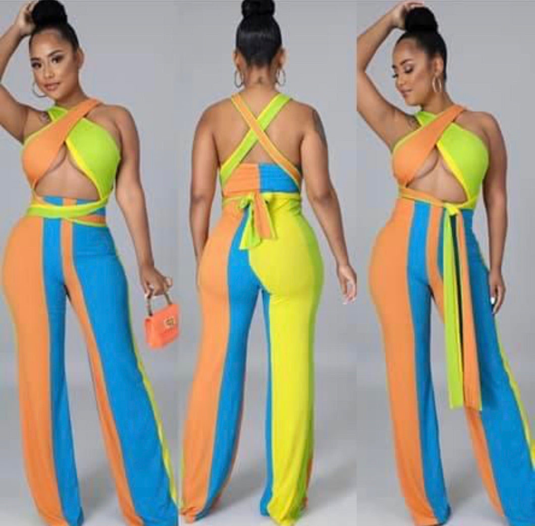 Multicolored jumpsuit