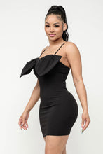 Oversized Bow Mini Dress - Foxy And Beautiful