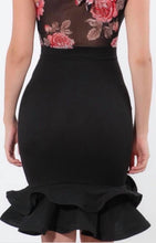 Black Floral Dress - Foxy And Beautiful