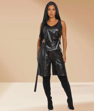 Amina Cargo Set - Black - Foxy And Beautiful Boutique
