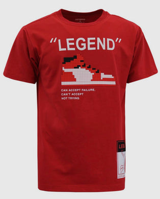 Legend Pixel T-Shirt - Red - Foxy And Beautiful