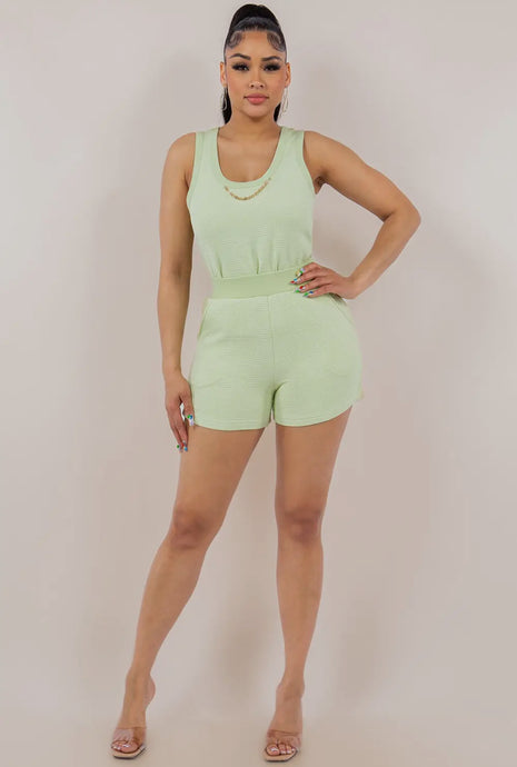 Texturized Short Set - Foxy And Beautiful Boutique