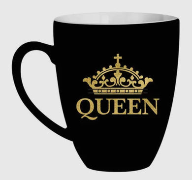 Queen Gold Crown Mug - Foxy And Beautiful