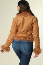 Faux Fur Suede Jacket - Foxy And Beautiful