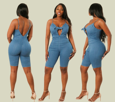 Jean Jumpsuit - Foxy And Beautiful Boutique