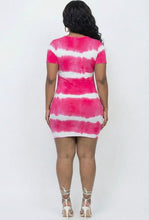 Tie Dye Mini Dress - Foxy And Beautiful Boutique