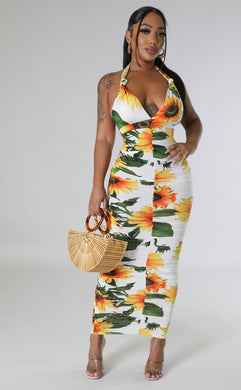 Walking On Sunshine Maxi Dress - Foxy And Beautiful